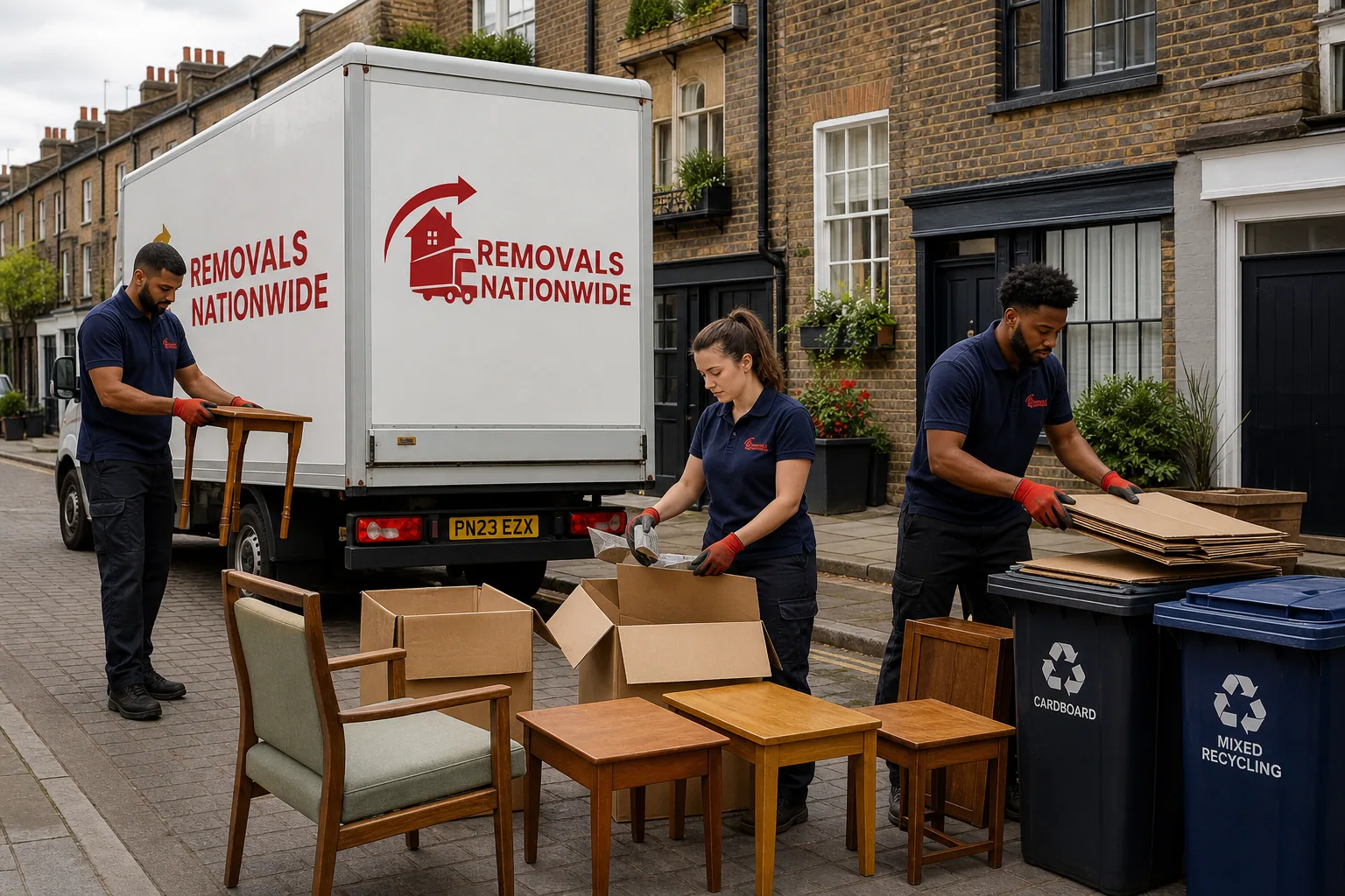 Removals Nationwide licensed rubbish removal and clearance team